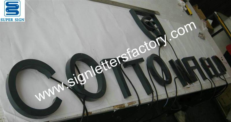 halo illuminated LED letter signage